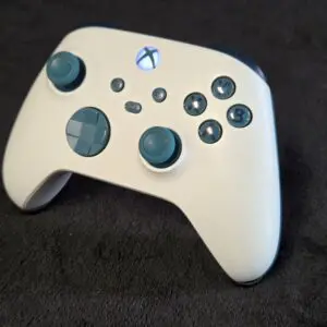White & Teal