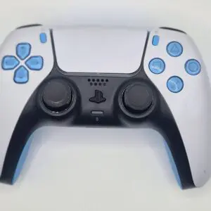 White & Light Blue